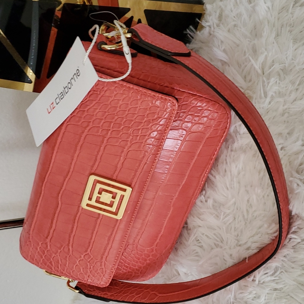 Liz Claiborne Keates Flap Shoulder Bag New w Tag